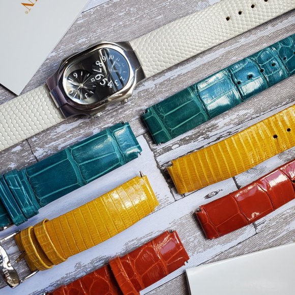 Teal Philip Stein Leather Straps main image 7